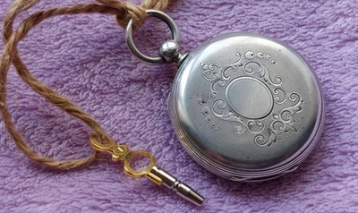 Antique Silver Key Wind Pocket Watch 1900 - [42mm] French model. - Image 1 of 4