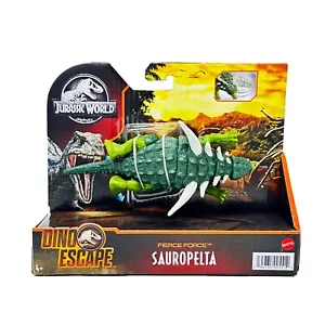 NUEVO Jurassic World Dino Escape Fierce Force SAUROPELTA Dinosaurio Figura Mattel - Imagen 1 de 5