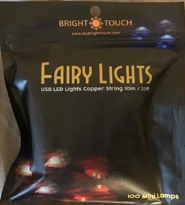 Bright Touch Lichterkette USB LED Lichter 10m/33ft rot  - Bild 1 von 2