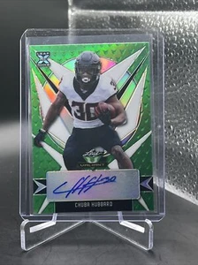 Leaf Valiant Chubba Hubbard SP 2021 refractor de novato verde automático #d 54/99 BA-CH1 - Imagen 1 de 3