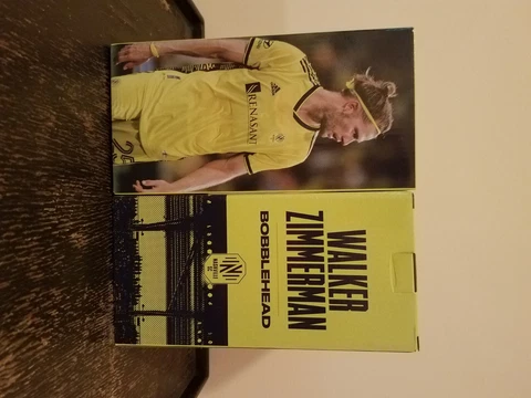 2023 Walker Zimmerman Limited Edition Bobblehead NASHVILLE SC 1st Bobblehead Cover