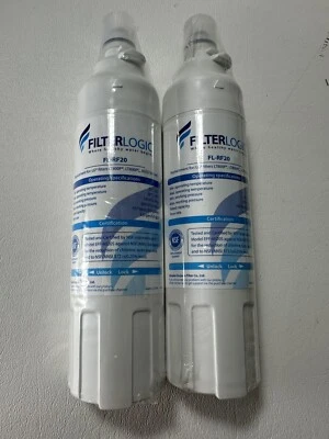 FilterLogic Refrigerator Water Filter , FL-RF20 (2 Pack) Fits LG LT800P Sealed - Image 1 of 4