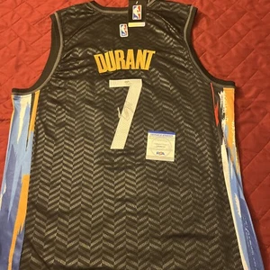 Kevin Durant Signed Brooklyn Nets Basketball Jersey with PSA Certified - Picture 1 of 6