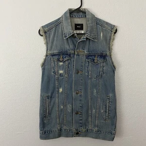 Chaqueta vaquera BDG Urban Outfitters mangas cortadas desgastada talla XS - Imagen 1 de 8