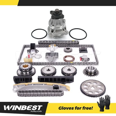 For 99-06 Suzuki Grand Vitara Chevy 2.5L 2.7L Timing Chain Kit Water Pump New - Image 1 of 4
