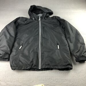 Horseware Ireland Jacket Zip Black Rain w/ Hood Size Youth 15-16yrs 156 + Cm