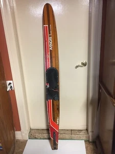AVENGER 1 TUNNEL CONCAVE VINTAGE WOODEN WATER SKI 64 INCHES AVANTI WESTERN - Picture 1 of 11