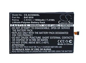 NOWA bateria do Acer Liquid Jade Liquid Jadeplus S55 BAT-B10 Li-polimer Magazyn w Wielkiej Brytanii