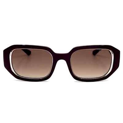 Gafas de sol Guess GU7817 69F marco de plástico cuadrado borgoña 53-21-140 Foto 1 de 3