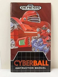 *Manual Only* Cyberball Cyber Robot Ball Football SEGA Genesis Replacement *OEM* - Picture 1 of 11