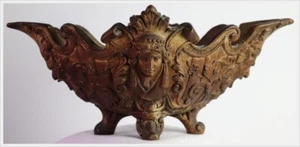 Jardiniere Terracotta Maskaron Empire Carl Anhäuser Dresden R. Ufer Bodenfund - Bild 1 von 10