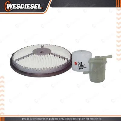 Filter Service Kit Oil Air Fuel for Holden Barina MF MH 1.3L 4Cyl 01/89-1994 - image 1 of 2