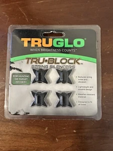 Truglo Tru-Block String Silencers For Hunting & Target Archery Black - Picture 1 of 2
