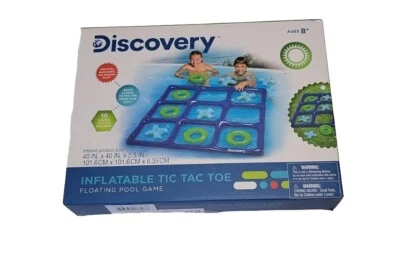 Nuevo Discovery Kids Gigante Inflable Flotador Interior/Piscina/Patio Tic Tac Toe Juego Foto 1 de 2