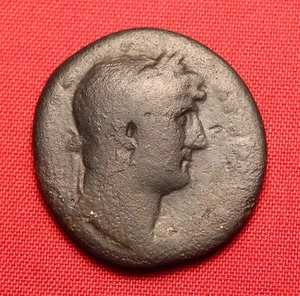 Antike römische Bronze Hadrianus AE AS Münze - Bild 1 von 2