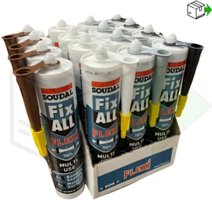 FIX ALL HIGH TACK FLEXI SUPER STRENGTH HYBRID POLYMER ADHESIVE WHITE CRYSTAL - Picture 1 of 1
