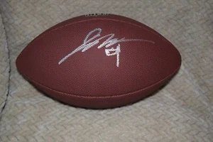 JALEN MILROE ALABAMA CRIMSON TIDE SIGNED/AUTOGRAPHED WILSON NFL FOOTBALL W/COA - Picture 1 of 4