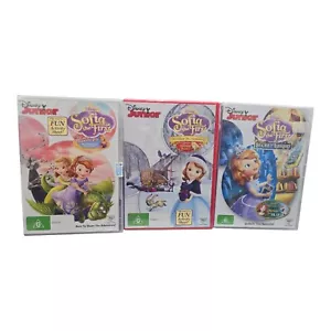 Disney Sofia The First : 3 X BRAND NEW AND SEALED Dvds R4 - Picture 1 of 1