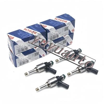 4x Fuel Injectors For VW GTI Tiguan AUDI A3 A4 A5 Q5 TT 2.0L - Image 1 of 3