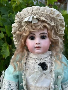 Impresionante muñeca francesa antigua BEBE JUMEAU E 10 J alrededor de 1883 gr. 57 cm - Imagen 1 de 9