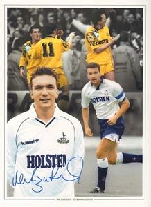 NEIL "Razor" RUDDOCK  - Tottenham Hotspur footballer - SIGNED 12x16" PHOTOGRAPH - Picture 1 of 2