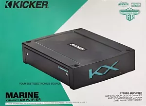 NUOVO Kicker 44KXMA4002 Amplificatore audio per auto 2 canali grado marino KXMA400.2 - Foto 1 di 1