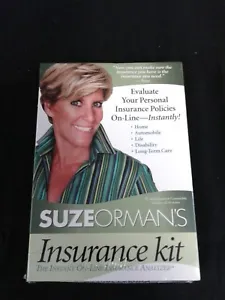 Suze Ormans Insurance Kit Evaluate Your Personal Insurance Policies On-Line NEW - Picture 1 of 2