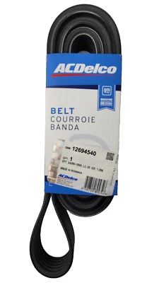 ACDelco GM 12694540 Serpentine Fan Belt Accessories Drive Belt - Image 1 of 4