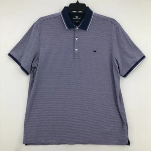 Buttercloth Poloshirt Herren Extra Large Blau Rosa Golf Kurzarm Knopf Männer - Bild 1 von 16