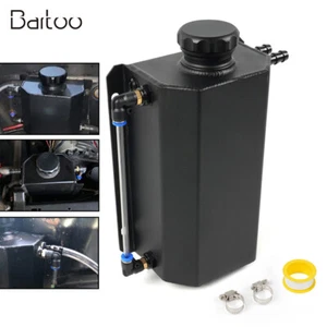 Universal 2L Aluminum Radiator Coolant Overflow Expansion Water Bottle Tank - Picture 1 of 19