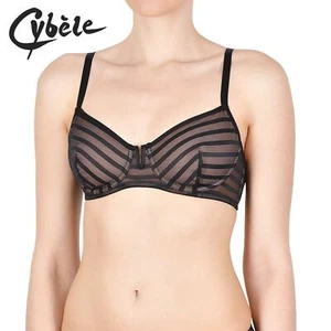 Cybele by Naturana Soft Cup Underwired Bra 170164 Black/Nude - Picture 1 of 3