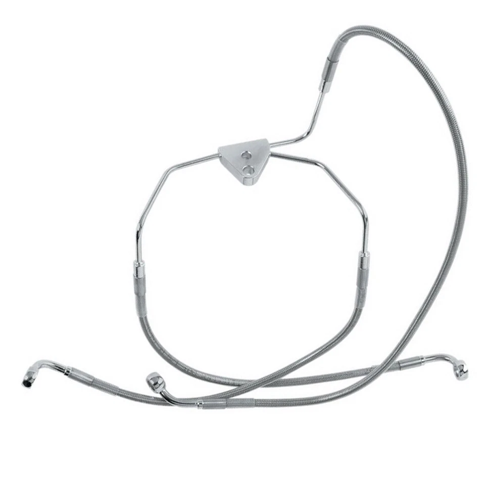 Línea de freno trenzada delantera de acero inoxidable modelos Harley-Davidson Touring 1996-2007 Foto 1 de 1