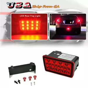 For 2011-2021 Subaru WRX STI LED F1 Style Rear Red Fog Light 3rd Brake Tail Lamp - Picture 1 of 10