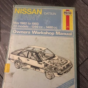Nissan datsun sunny Haynes workshop Manual - Picture 1 of 6
