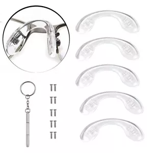 5PCS Naselli per Occhiali,BEHLINE Occhiali Cinghia Ponte/Ponte Sella,Sil... - Foto 1 di 7