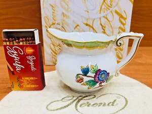 HEREND QUEEN VICTORIA SMALL CREAMER, 4,7 fl oz tenuta, 644/VBO, OTTIME CONDIZIONI - Foto 1 di 7