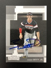 BOBBY WITT JR SIGNED AUTOGRAPH 2019 PANINI CONTENDERS DRAFT PICKS ROOKIE CARD