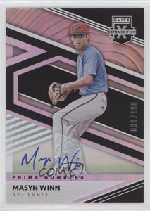 2020 Panini Elite Extra Edition Prime Numbers A Signatures /180 Masyn Winn Auto