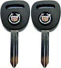 2 Pack Replacement Key Blanks W/Cadillac Logo B102 Ignition Key 15033286