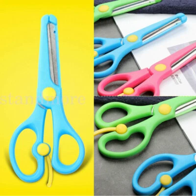 3 PIEZAS Estudiante Protección Corte Artesanía Mano Niños Herramienta Tijeras Papel Corte Hágalo Usted Mismo Reino Unido