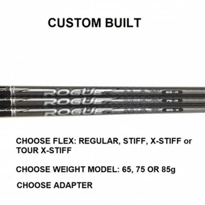 Aldila Rogue MAX M.AX Black Driver or Fairway Shaft - Custom Built - Picture 1 of 1