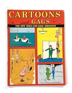 Cartoons and Gags Magazine Oct 1966 Vol 9 No 5 Good Girl Art GGA Jokes Humor - Picture 1 of 11