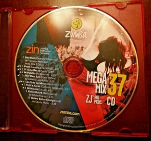 Zin Mega Mix 37 Motivational Fitness Music High Cardio Authentic Reference CD - Bild 1 von 3