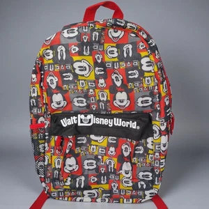 Walt Disney World Rucksack Disney Figur Mickey Face Mickey Mouse Reißverschluss  - Bild 1 von 11