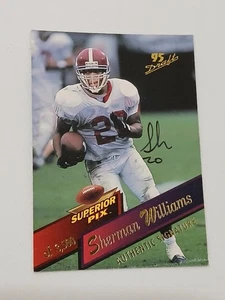 Sherman Williams Dallas Cowboys 1995 Superior Pix Certified Autograph Card #59 - Picture 1 of 2