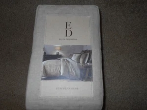 NEW ED by Ellen DeGeneres Dream European Sham Alhambra Tan Brown Trim - Picture 1 of 3