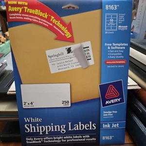 Avery Dennison 8163 Adressetikett - Bild 1 von 3