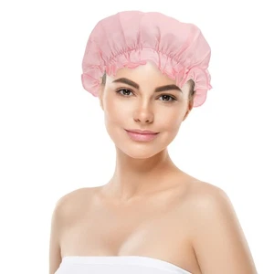 3pcs Elastic Satin Caps Women Sleeping Hats Hair Bonnet Wrap Caps - Picture 1 of 8