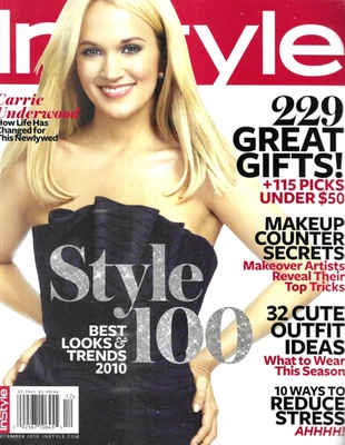 In Style Magazine Carrie Underwood Olivia Wilde Sofia Vergara Fashion 2010 - Image 1 of 4