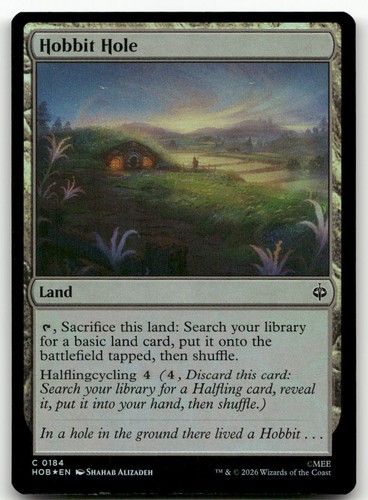 Hobbit Hole #184 (Foil) (NM) The Hobbit HOB Magic MTG | eBay